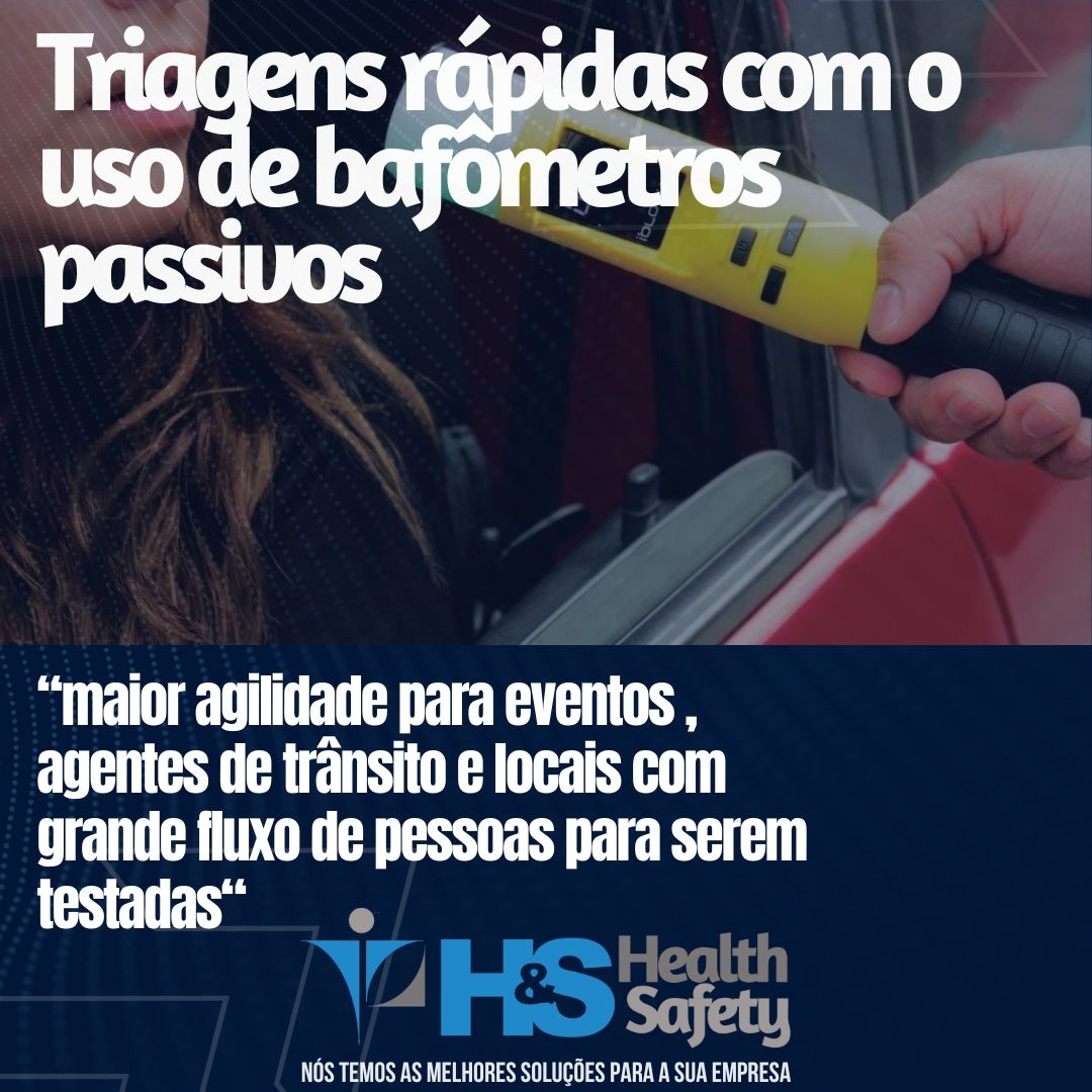 Triagens rápidas-com bafômetros passivos