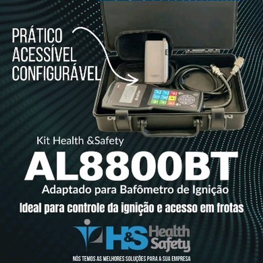 Kit AL8800BT-Bafômetro para ignição