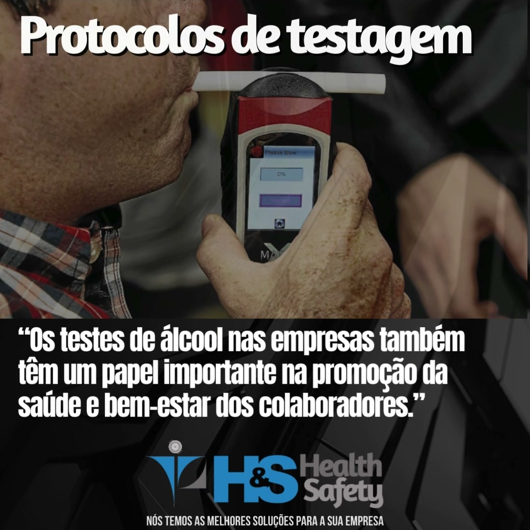 Protocolos de Testagem-Promovem saúde e bem estar dos trabalhadores