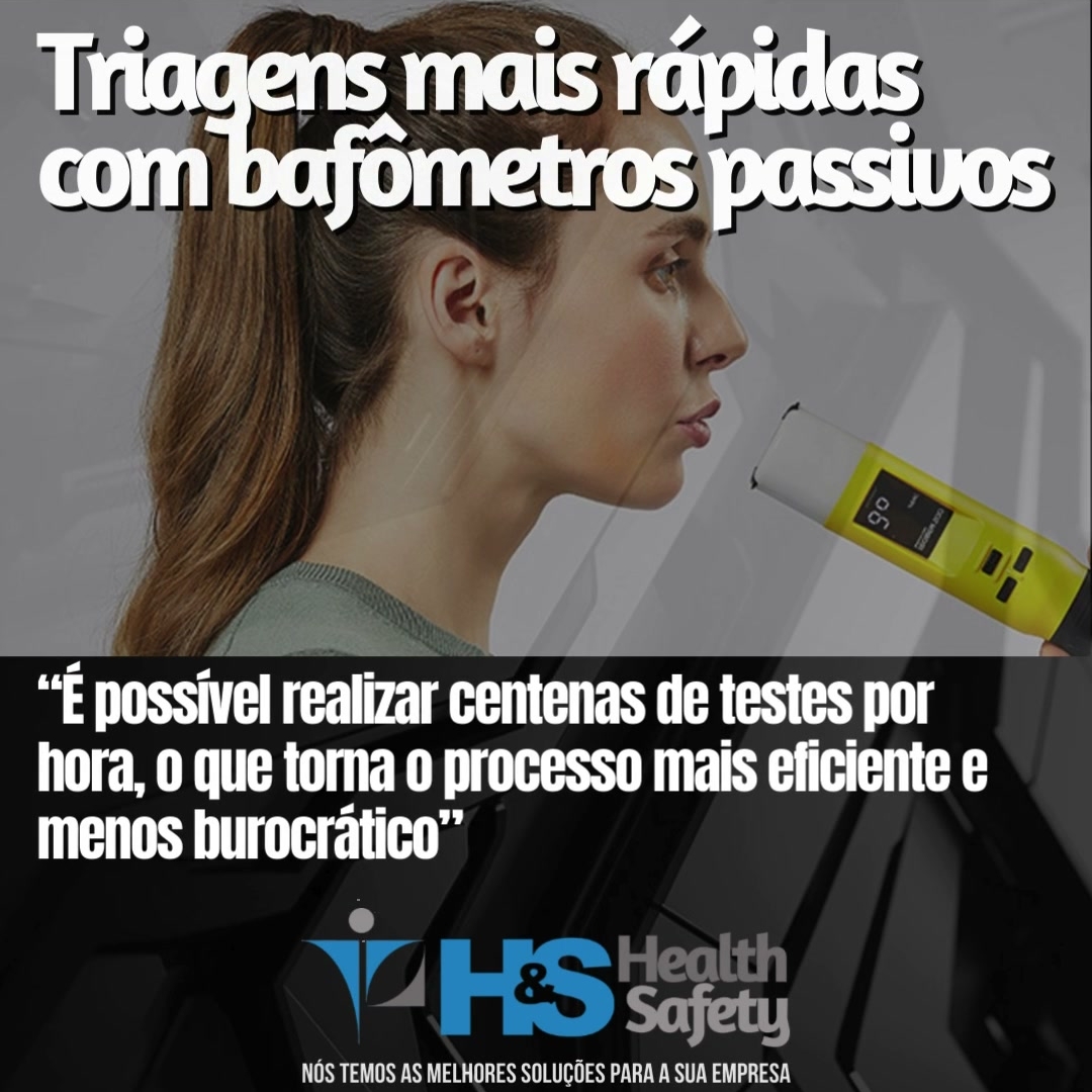 Triagens rápidas-Com bafômetros passivos