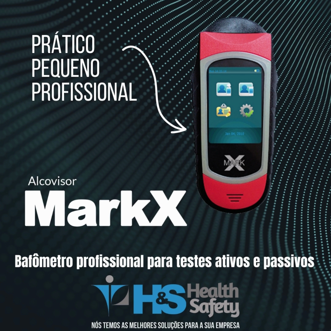 Mark-X-Bafômetro profissional para testes ativos e passivos