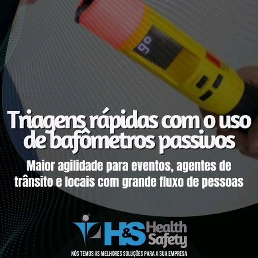 Triagens rápidas-Com bafômetros passivos