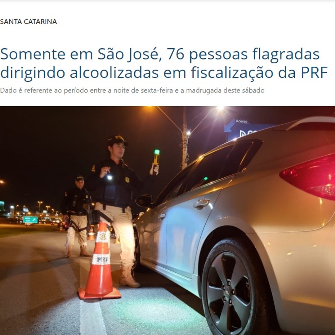 Etilômetro testado ao vivo em repórter detecta álcool em ambiente